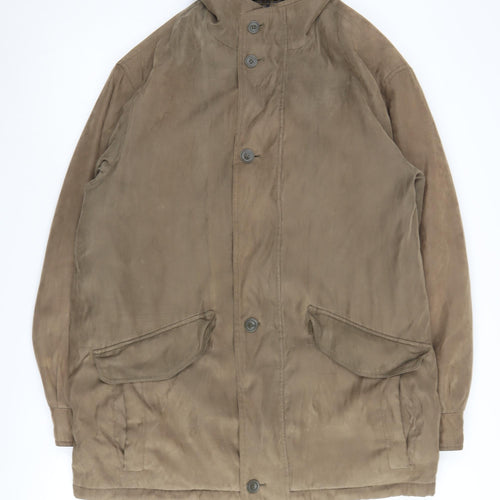 B.S.M. Men's Brown Jacket 38 in Regular Fit
