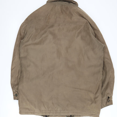 B.S.M. Men's Brown Jacket 38 in Regular Fit