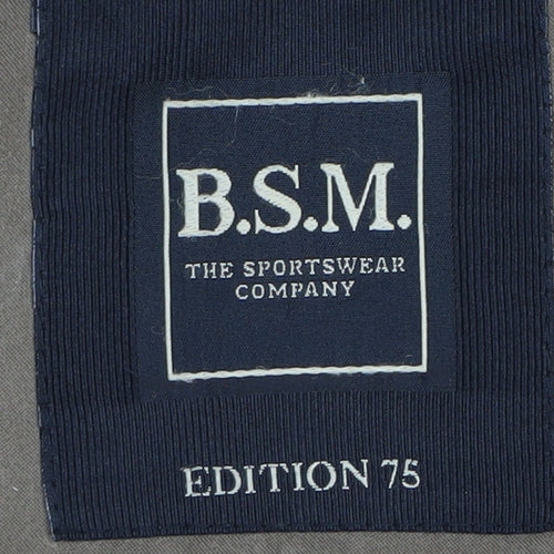 B.S.M. Men's Brown Jacket 38 in Regular Fit