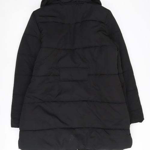 New Look Women's Black Puffer Coat Size 14