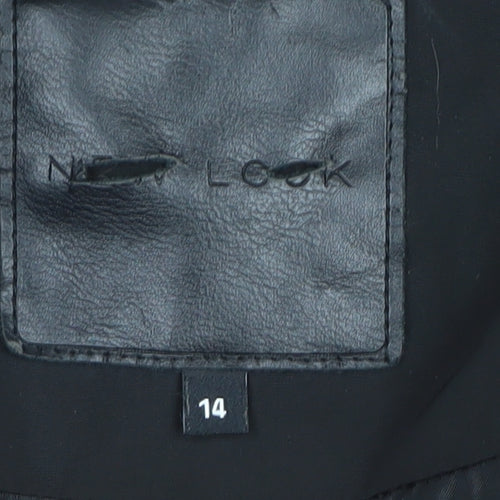 New Look Women's Black Puffer Coat Size 14