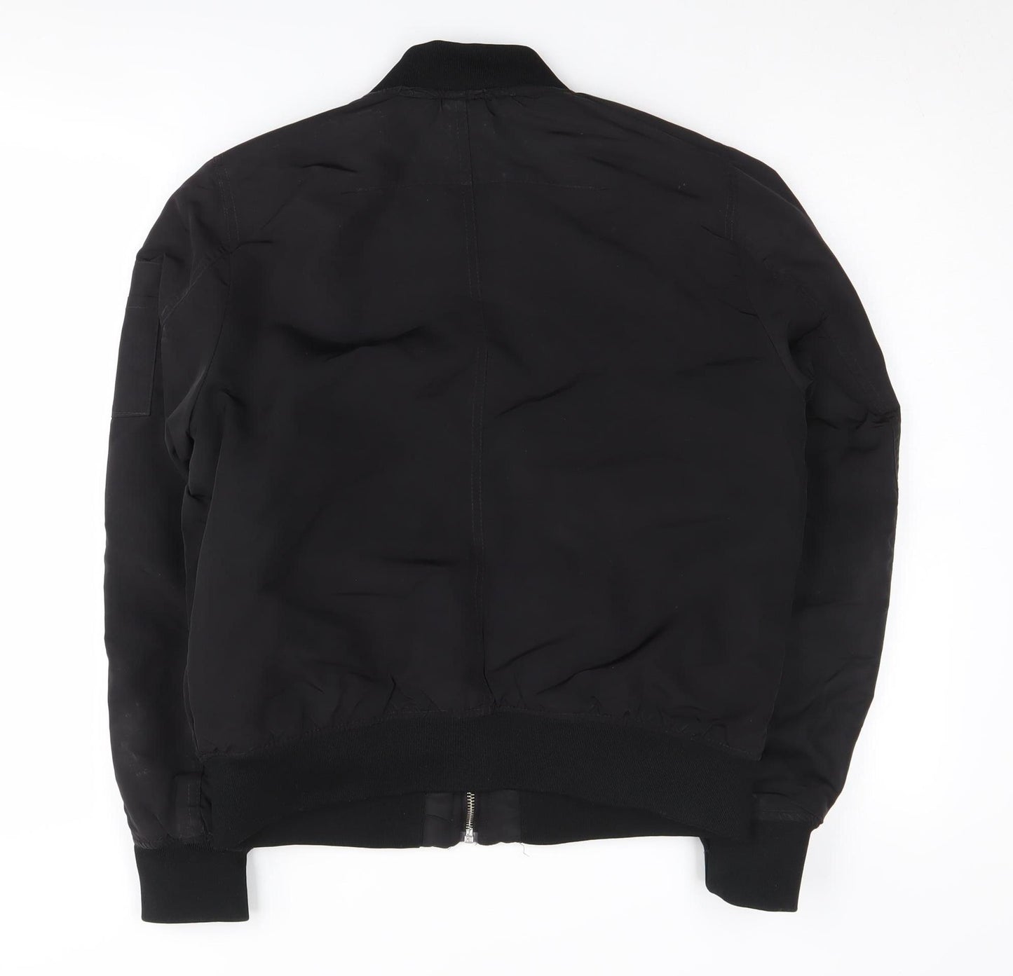 Divided Women's Black Bomber Jacket Size 14 Casual