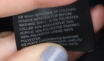 Divided Women's Black Bomber Jacket Size 14 Casual