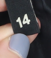 Divided Women's Black Bomber Jacket Size 14 Casual