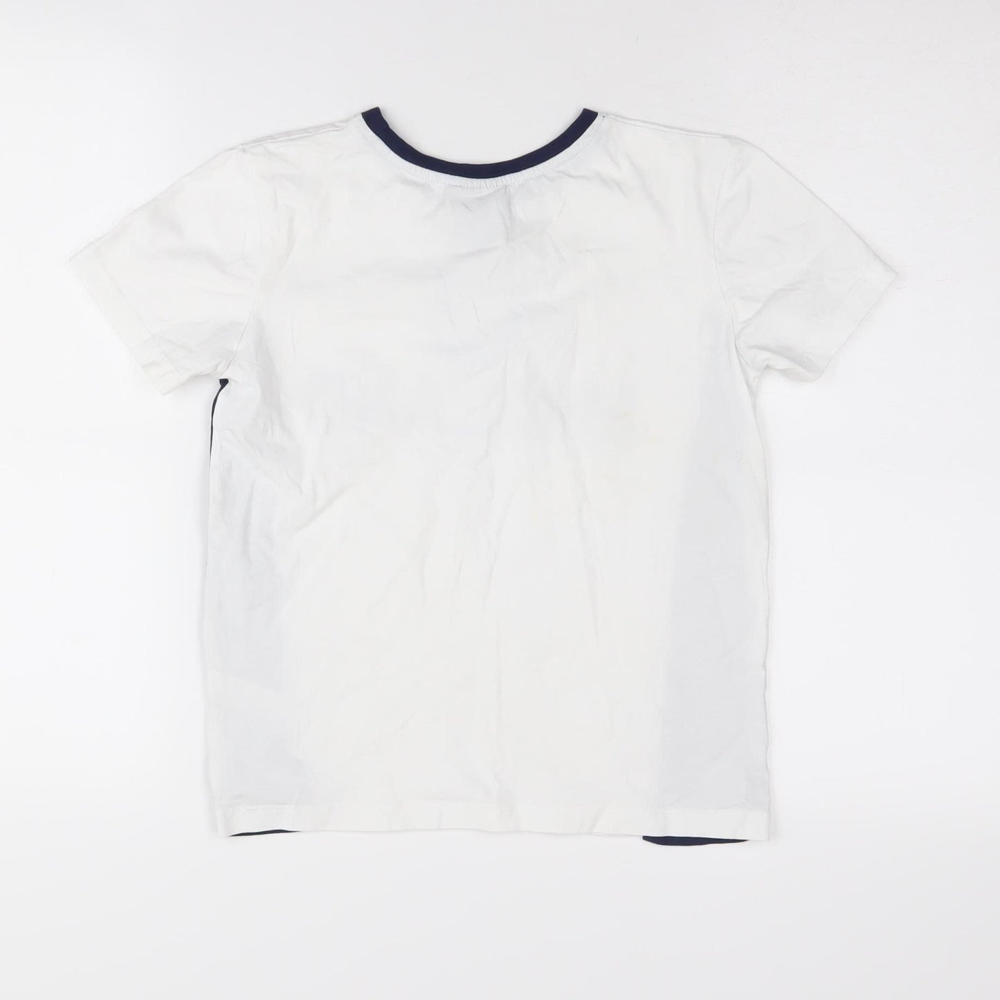 Boys White England Graphic T-Shirt, 10-11 Years