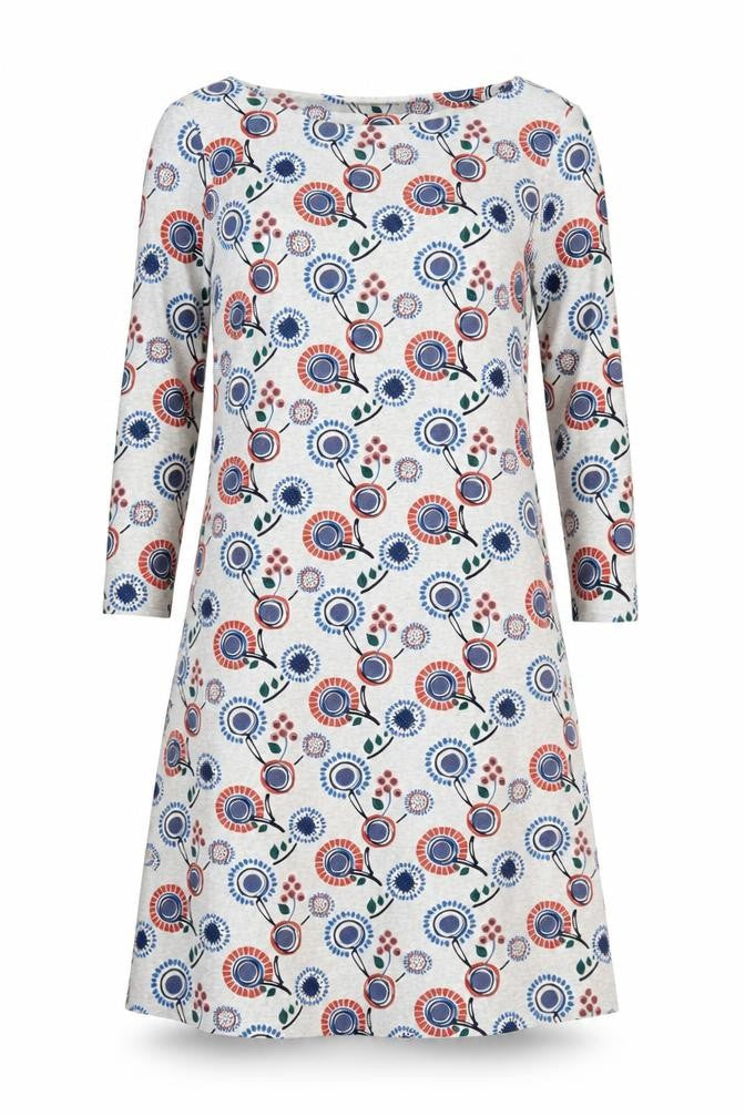 Lily & Me Women's Floral Shift Dress Multicoloured UK 10