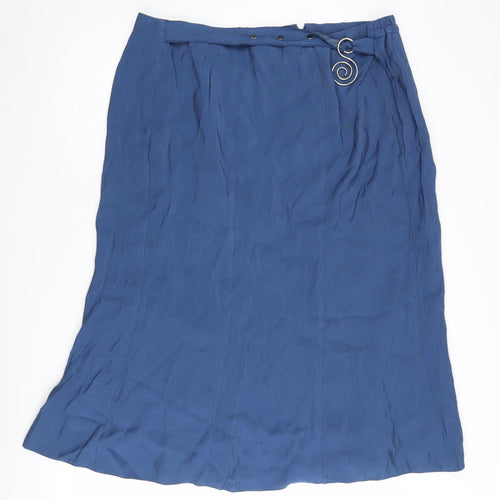 Via Veneto Women's Blue Skirt, Size 18