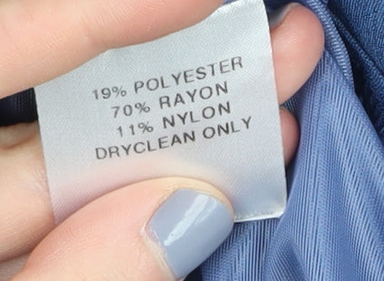 Via Veneto Women's Blue Skirt, Size 18