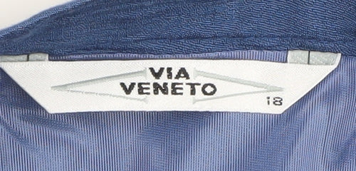 Via Veneto Women's Blue Skirt, Size 18