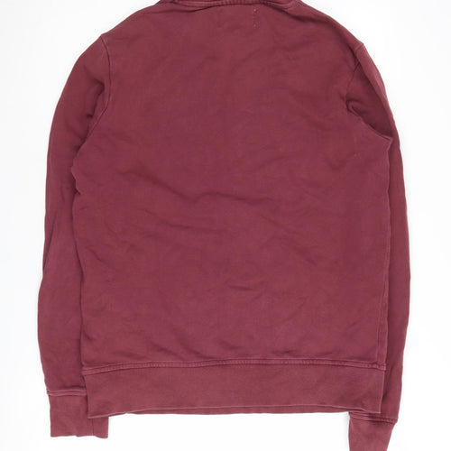 Jack & Jones Men's Red Graphic Sweatshirt, Crew Neck, Size Regular