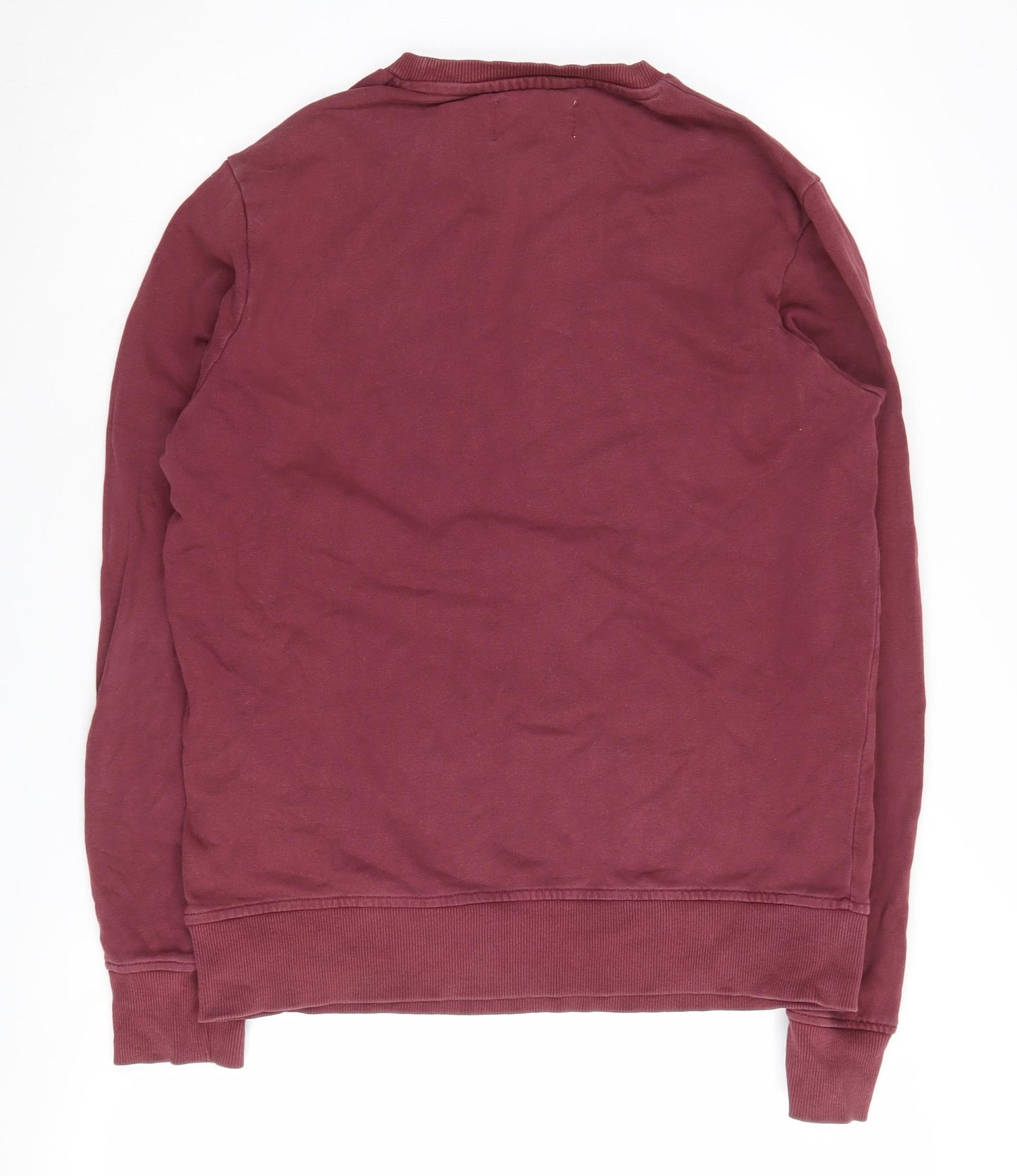 Jack & Jones Men's Red Graphic Sweatshirt, Crew Neck, Size Regular