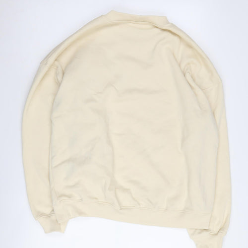 River Island Women’s Ivory Relaxed Sweatshirt M