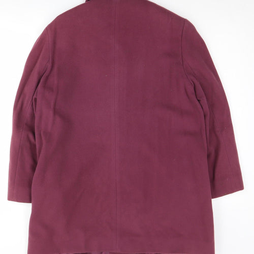 Eastex Women's Purple Wool Cashmere Coat Size 10