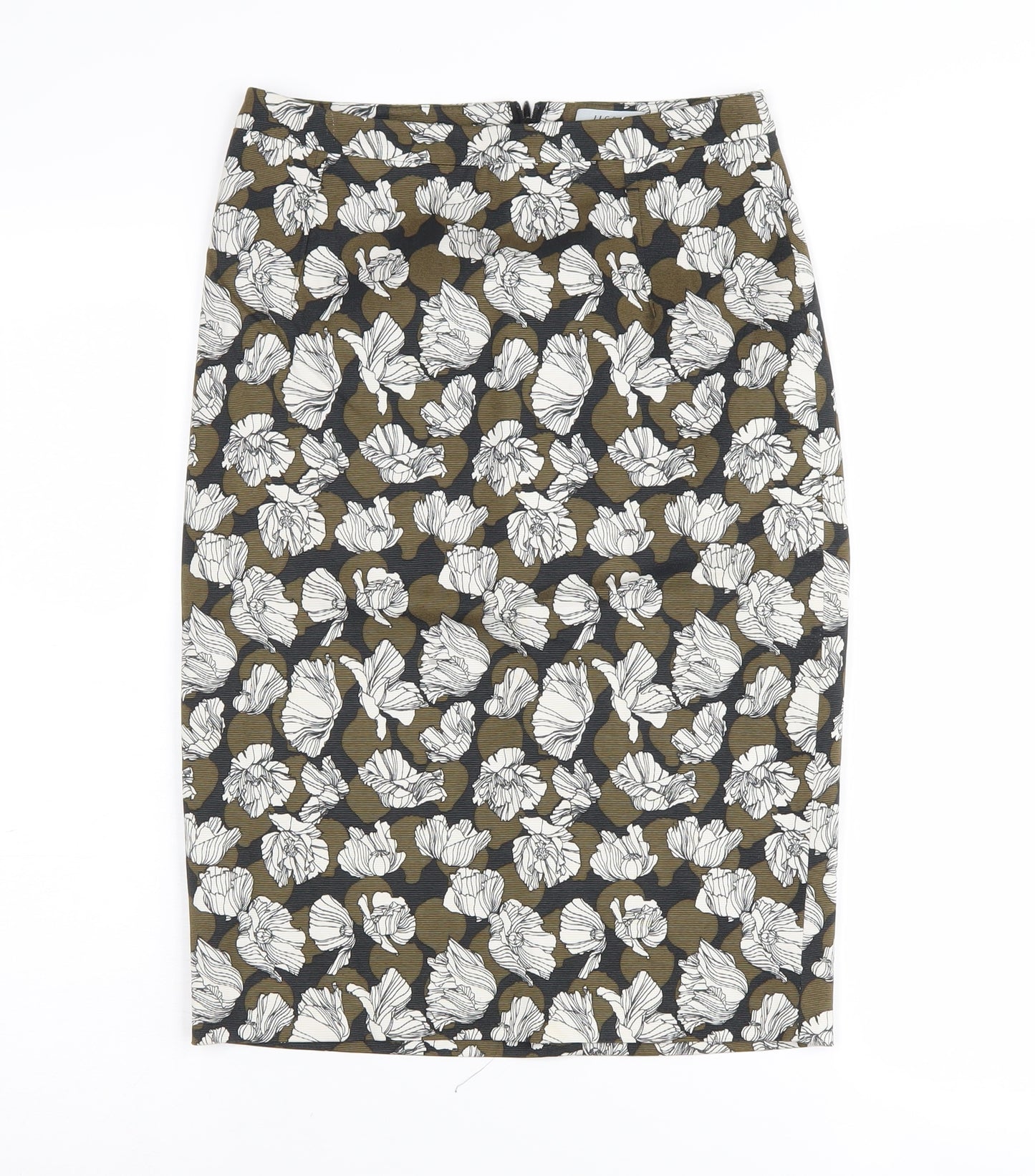 Jigsaw Women's Floral Pencil Skirt, Size 6, Multicoloured