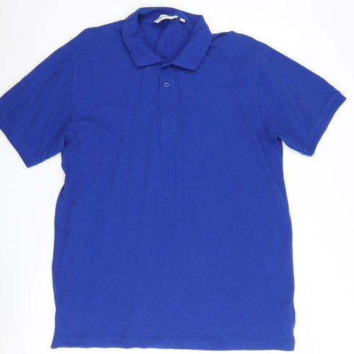 Kangaroo Poo Men's Blue XL Polo Shirt