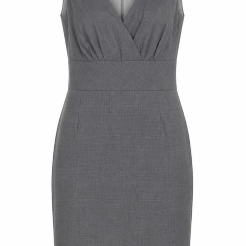 Banana Republic Women's Grey Sheath Dress Size 10 Petites