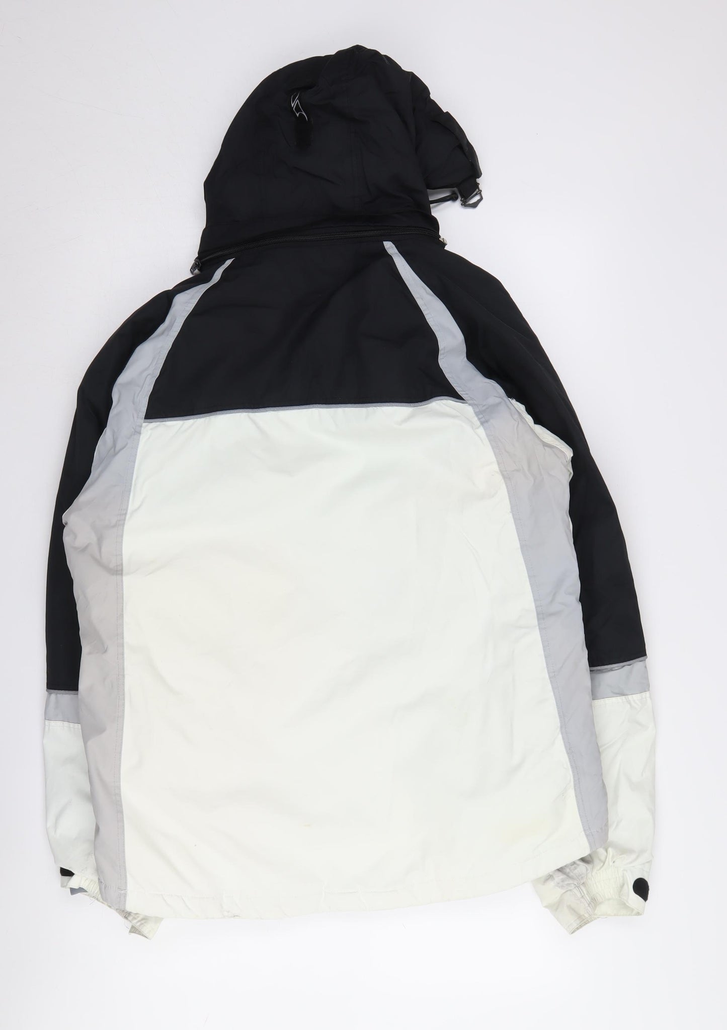 Trespass Men's Black White Ski Jacket M Hooded Waterproof