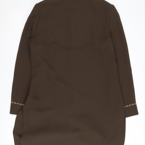 Jacques Vert Women’s Brown Formal Long Coat Size 12