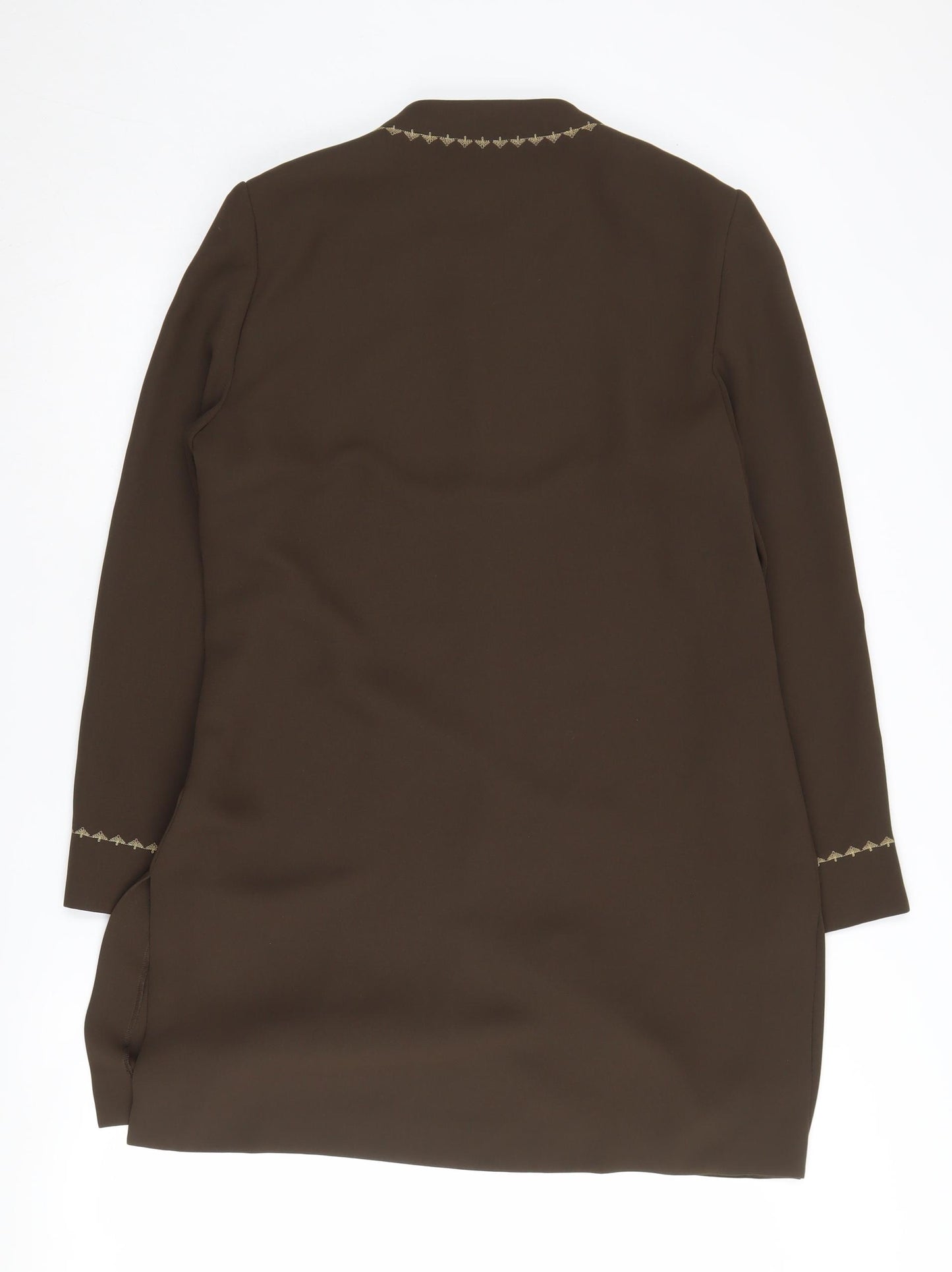 Jacques Vert Women’s Brown Formal Long Coat Size 12