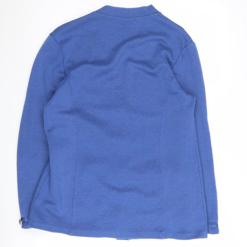 Jacques Vert Women's Blue Medium Cardigan, V-Neck, Long Sleeve
