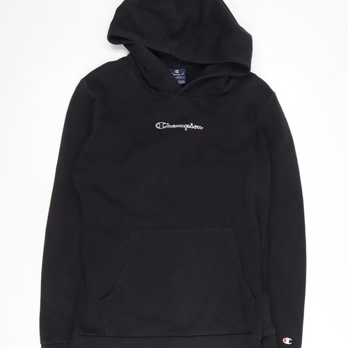 Champion Teen Black Pullover Hoodie - L
