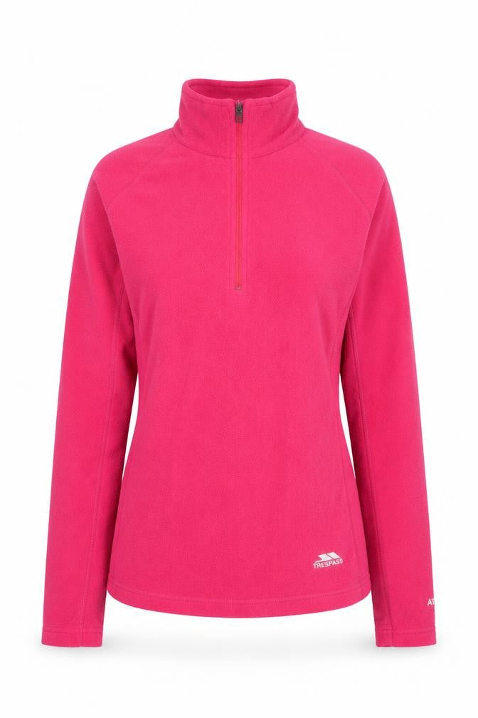 Front view of Trespass Women's Pink Pullover Sweatshirt, size 12