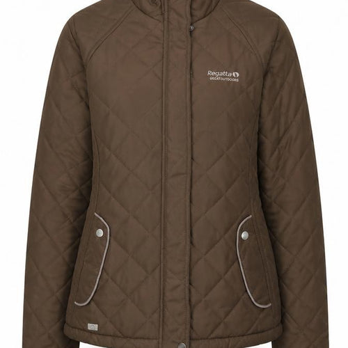Regatta Women's Brown Quilted Jacket Size 10 Outdoor