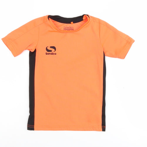 Sondico Boys Orange T-Shirt, Size 3-4 Years, Sports Style