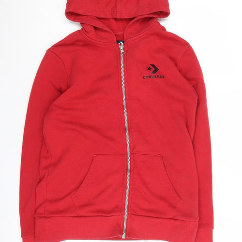 Converse Boys Red Full Zip Hoodie, Size 12-13 Years
