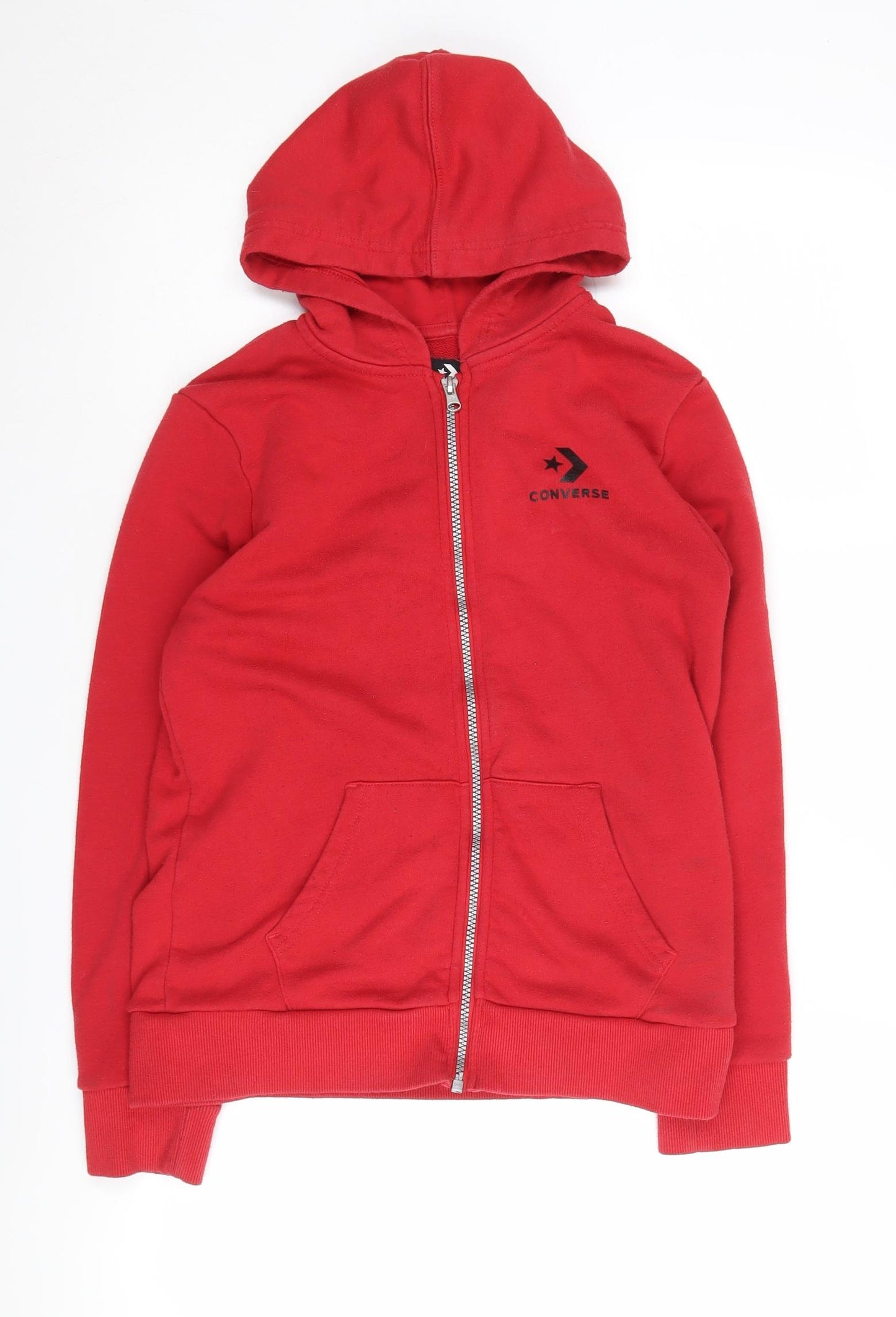 Converse Boys Red Full Zip Hoodie, Size 12-13 Years