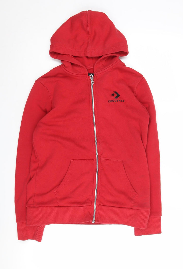 Converse Boys Red Full Zip Hoodie, Size 12-13 Years