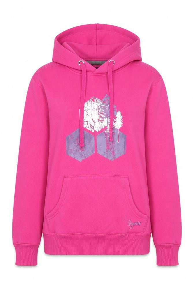 Front view of TOG24 Pink Women's Pullover Hoodie -, size S