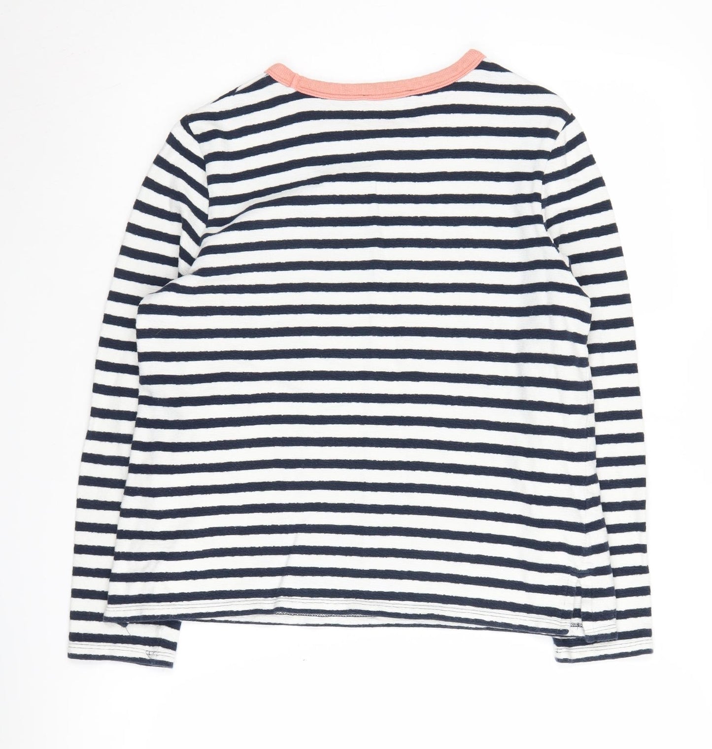 Marks and Spencer Women's Multicoloured Striped Pullover Sweatshirt