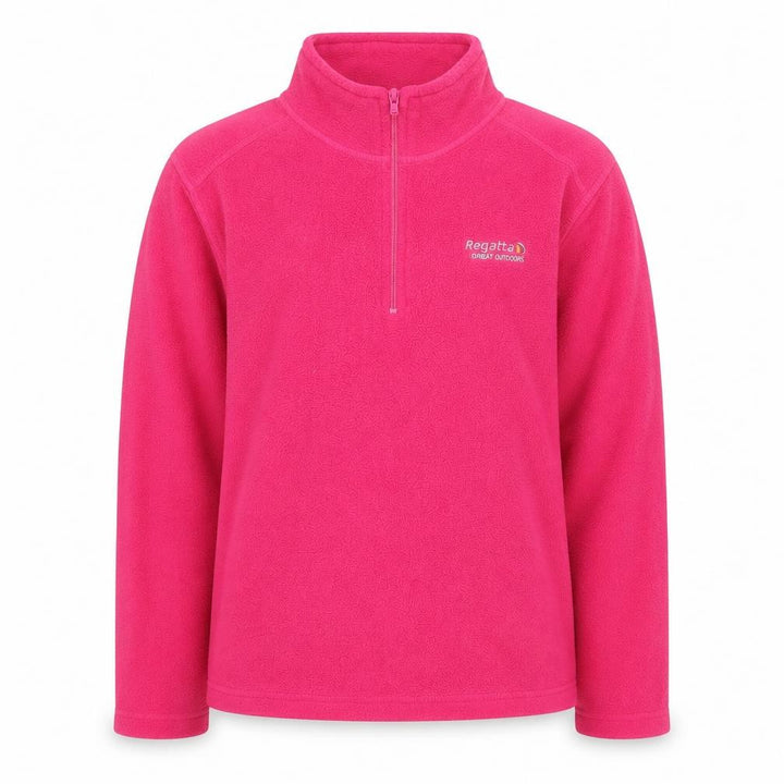Regatta Girls Pink Fleece Pullover Sweatshirt 11-12 Years