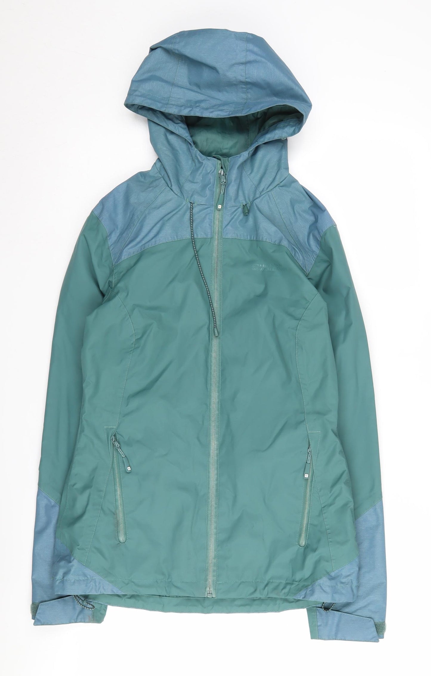 Mountain Warehouse Women's Green Waterproof Jacket, Size 8