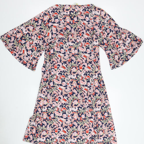 Boden Women's Multicoloured Floral Shift Dress Size 12
