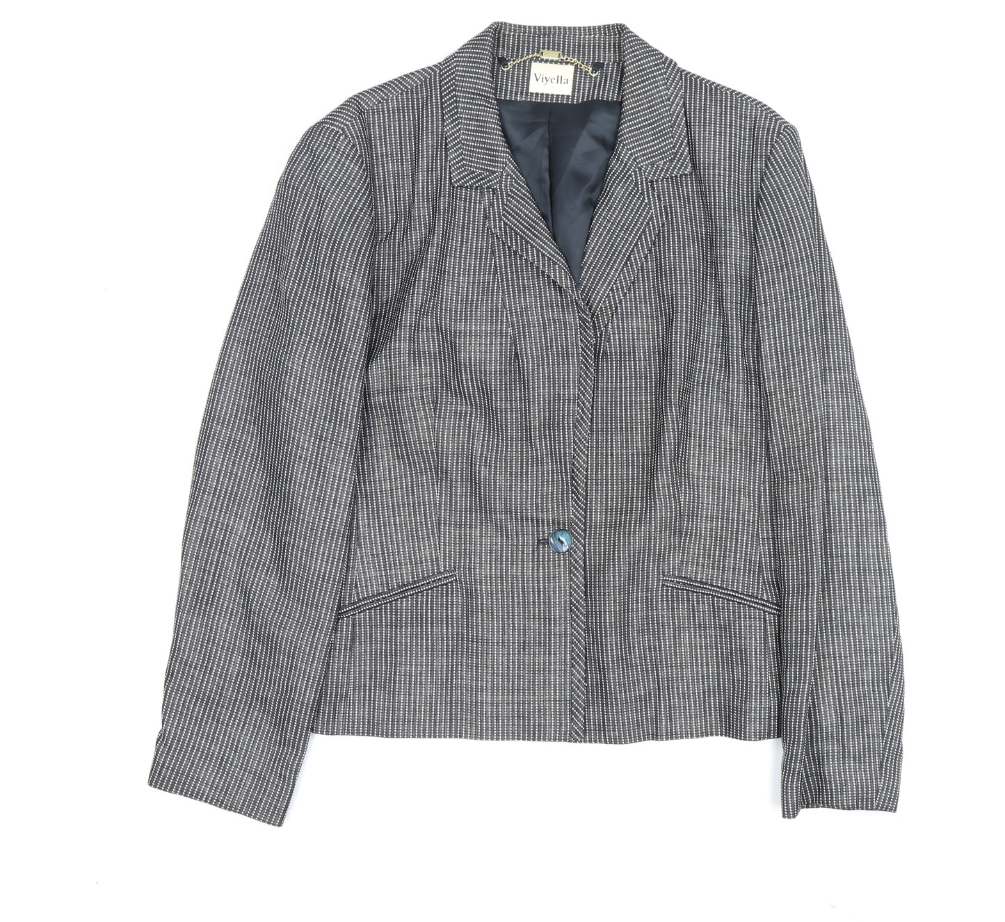 Viyella Women's Blue Blazer Size 18 - Classic Business Wear
