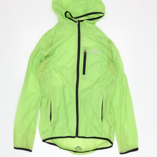 Slazenger Women's Green Windbreaker Jacket Size S