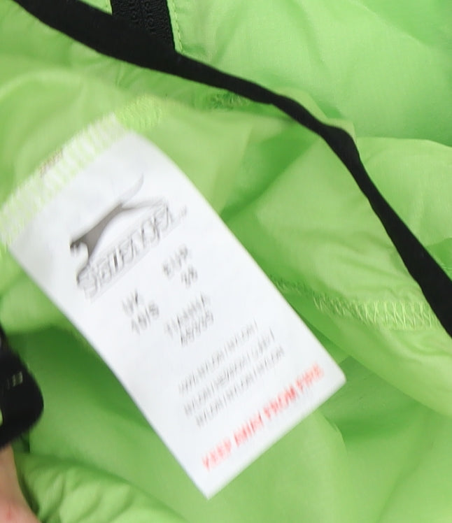 Slazenger Women's Green Windbreaker Jacket Size S