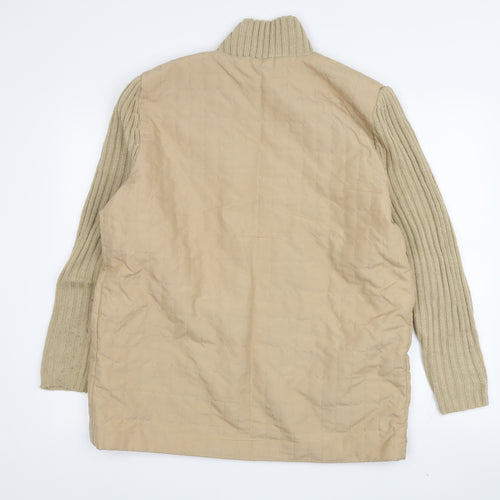 Damart Women's Beige Quilted Jacket M Casual