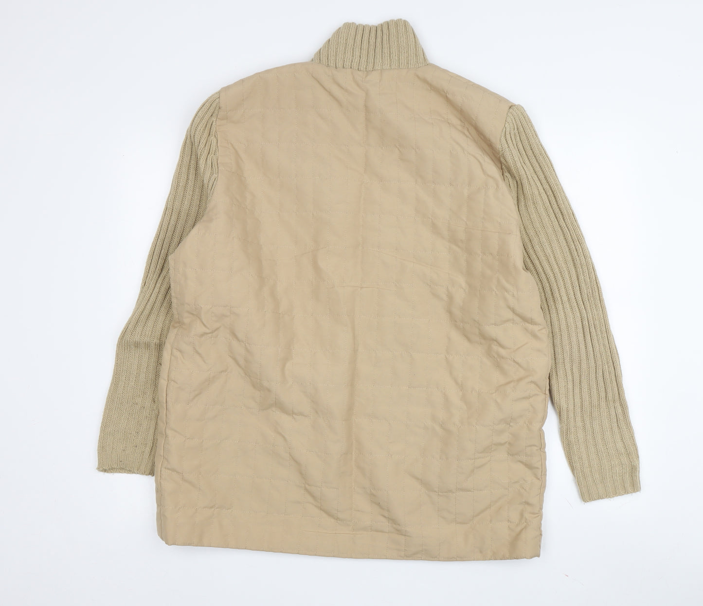 Damart Women's Beige Quilted Jacket M Casual