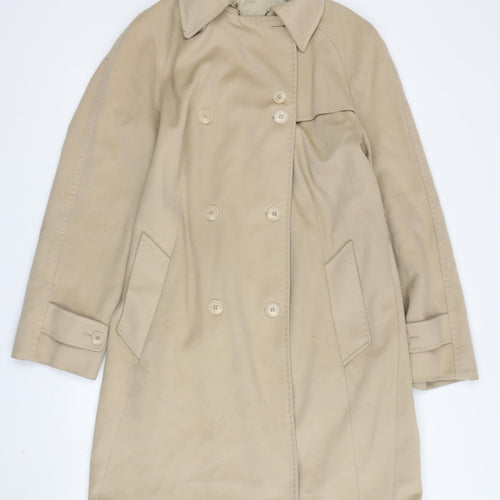 i BLUES Women's Beige Wool Overcoat Size 40