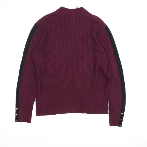Marks and Spencer Women's Purple Pullover Jumper