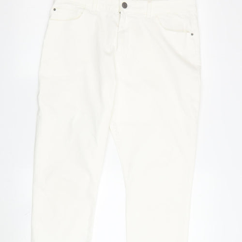 Marks and Spencer Women's White Skinny Jeans Size 14