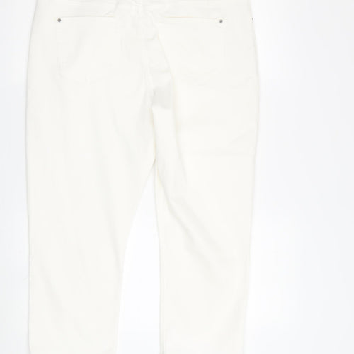 Marks and Spencer Women's White Skinny Jeans Size 14