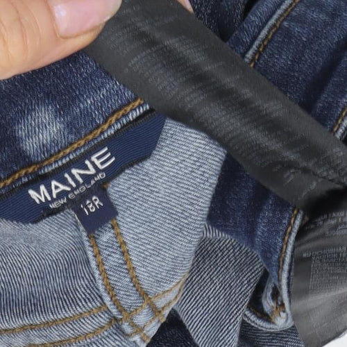 Maine Women's Blue Straight Jeans Size 16
