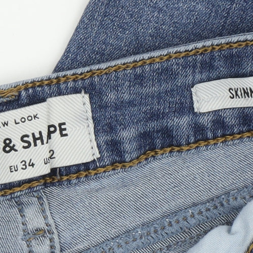 New Look Women's Blue Skinny Jeans Size 6
