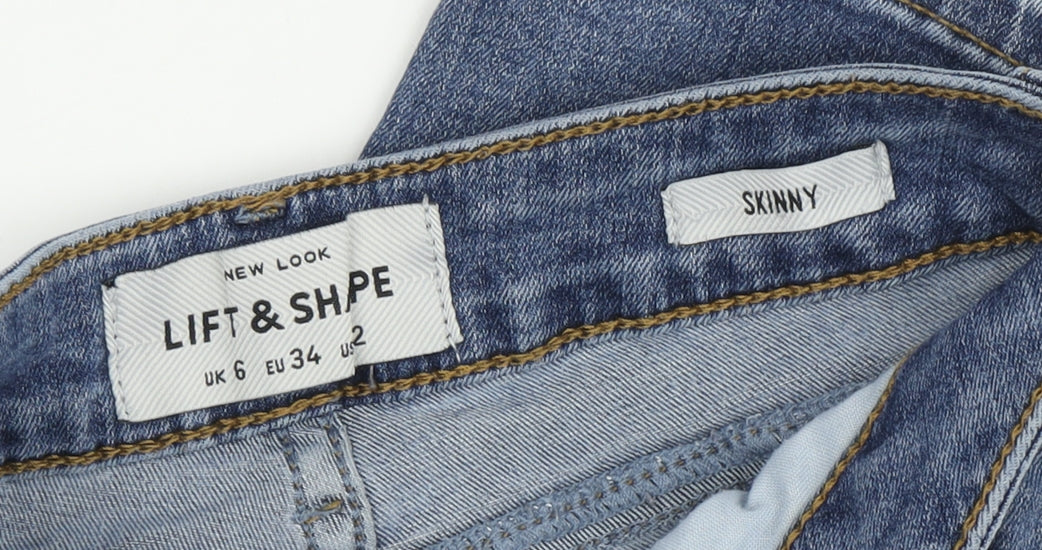 New Look Women's Blue Skinny Jeans Size 6