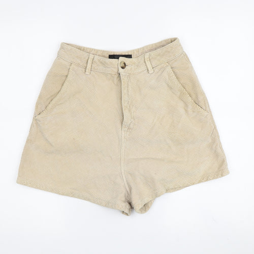 Zara Women's Beige Chino Shorts Size 7