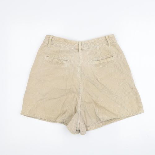Zara Women's Beige Chino Shorts Size 7